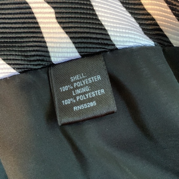 Express Studio Design Zebra Print Pleated Skater Skirt (sz 0) - Picture 6 of 6